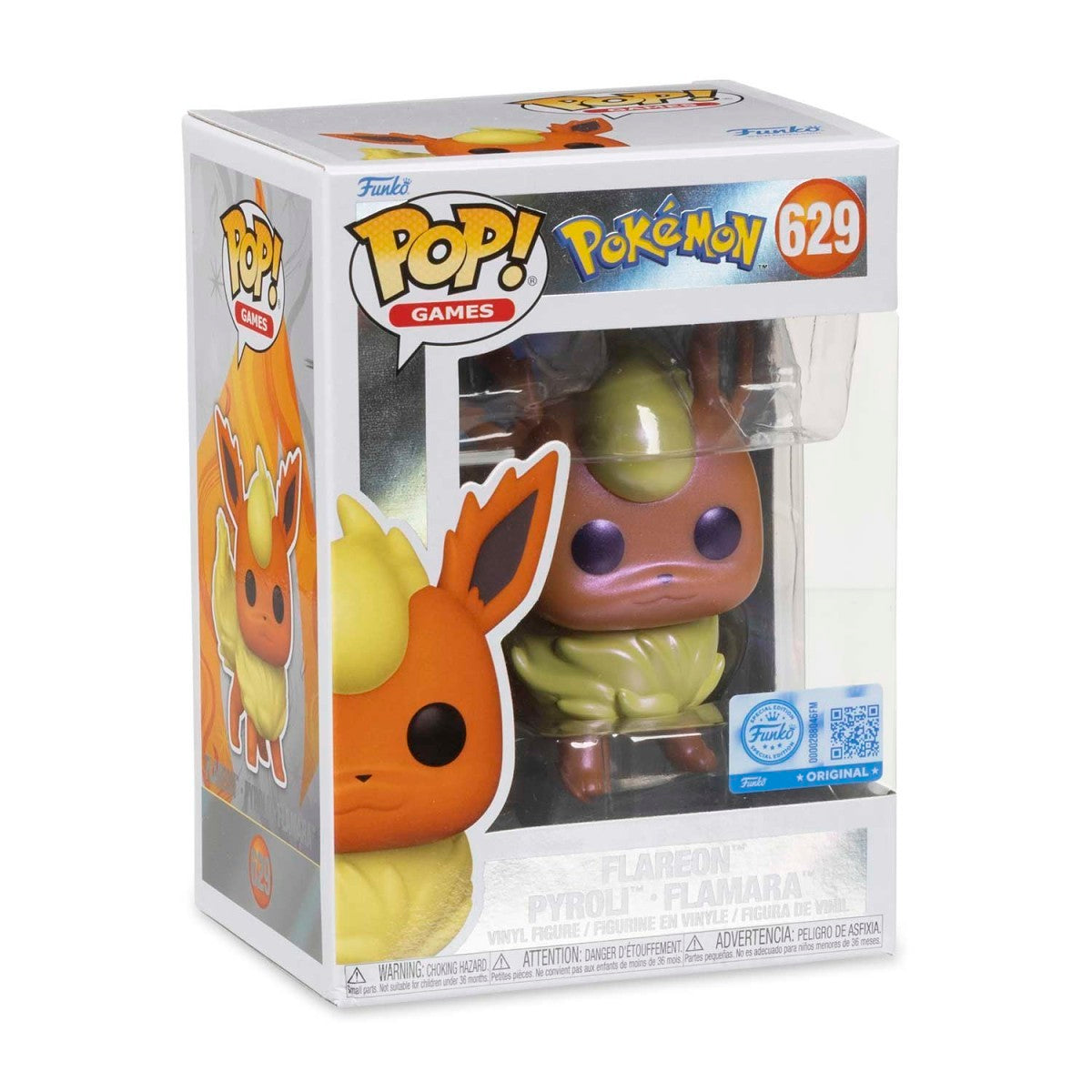 Funko Pop Pokémon Flareon Pearlescent #629