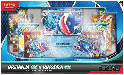 Pokémon TCG Greninja ex & Kingdra ex Special Collection Box – BRAND NEW