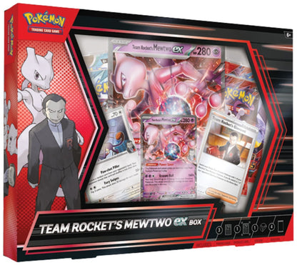 Pokémon TCG Team Rocket’s Mewtwo EX Box – NEW Factory Sealed – Promo