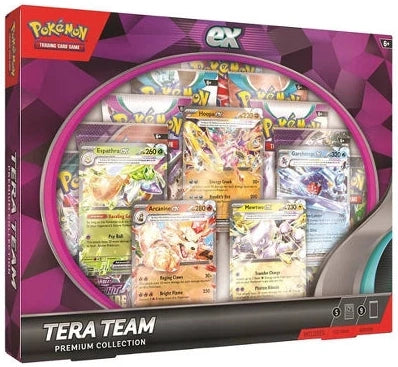 Pokémon TCG Tera Team Premium Collection – Factory Sealed – Promo Cards