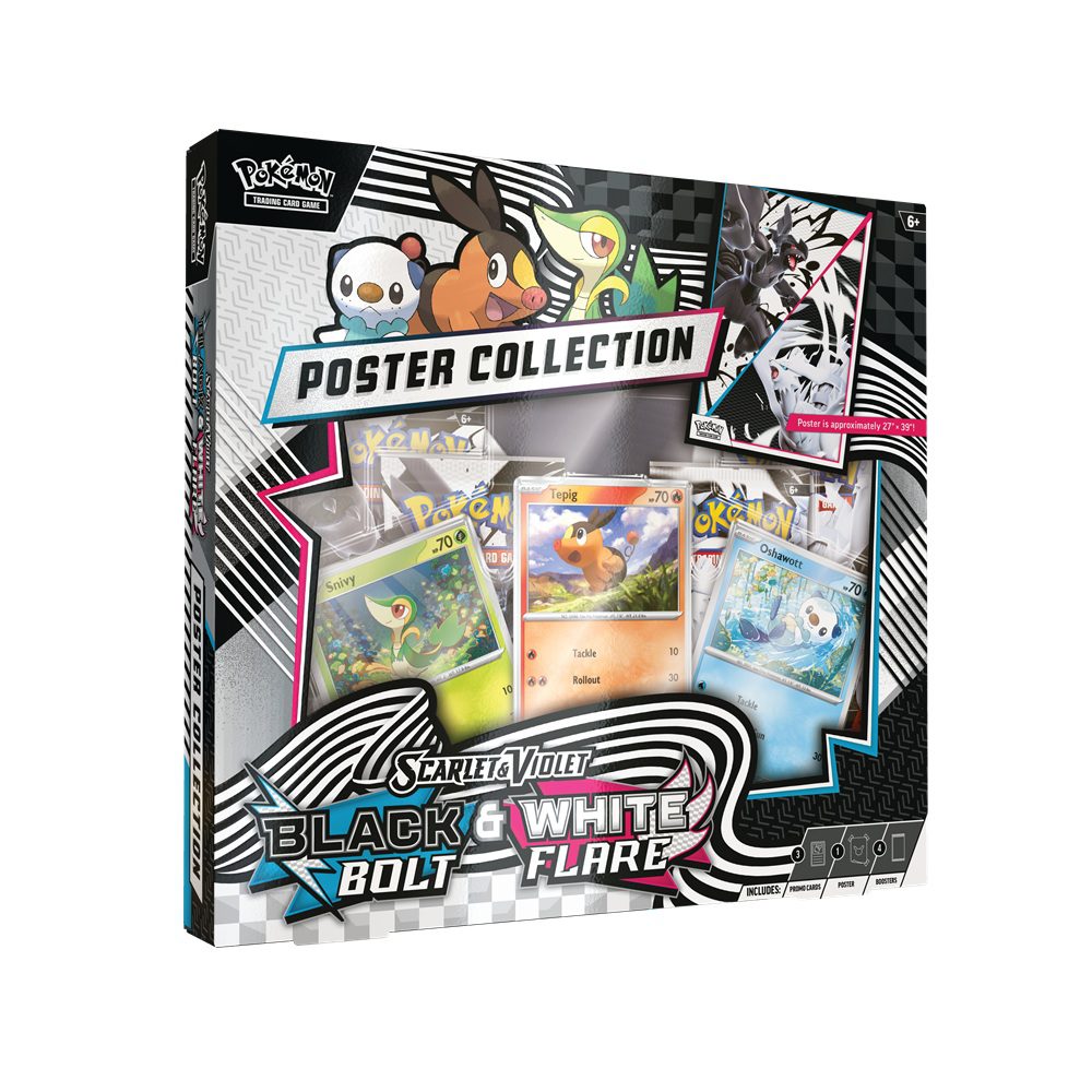 Pokémon TCG Black Bolt & White Flare Poster Collection