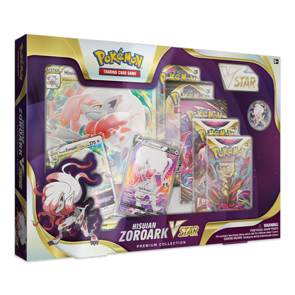 Pokémon TCG Hisuian Zoroark VSTAR Premium Collection Box