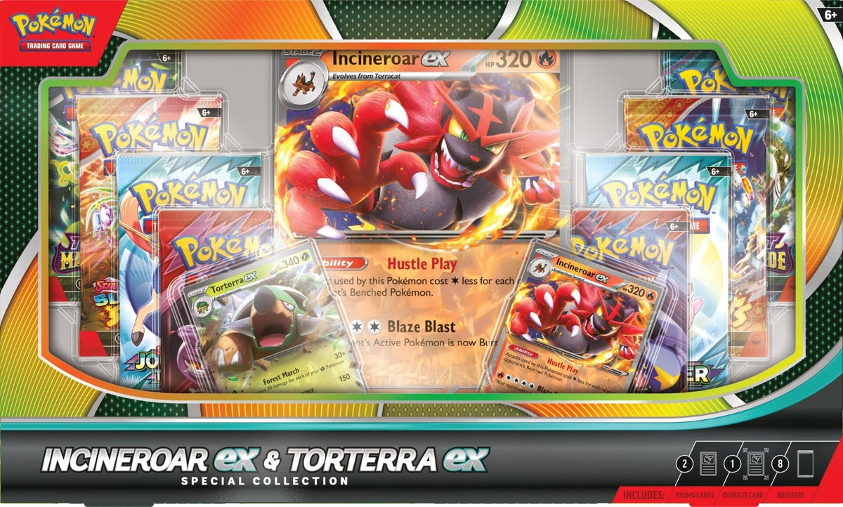 Pokémon TCG Incineroar ex & Torterra ex Special Collection